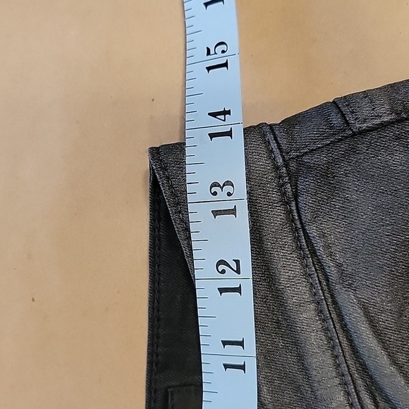 Ag Adriano Goldschmied Size 27R "The Farrah" Coated Jean in Gray, Excellent Cond - Picture 9 of 12